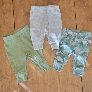 3pc Baby Pants 0-3 Months